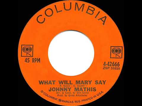 1963 HITS ARCHIVE: What Will Mary Say - Johnny Mathis