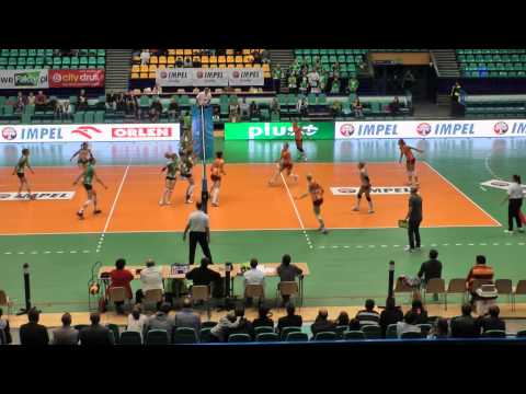 Impel Cup: 2nd set: Impel Wrocław - Galatasary Daikin Istambul (27.09.2013)