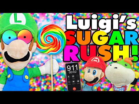 Crazy Mario Bros: Luigi's Sugar Rush!