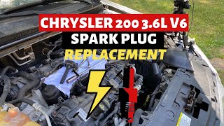 How To Replace the Spark Plugs on a Chrysler 200 3.6l V6
