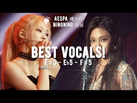 ÆSPA NINGNING BEST VOCALS! | 에스파 닝닝 최고의 보컬: F♯3 ~ E♭5 ~ F♯5