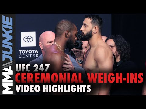 UFC 248: Ceremonial weigh-in highlights