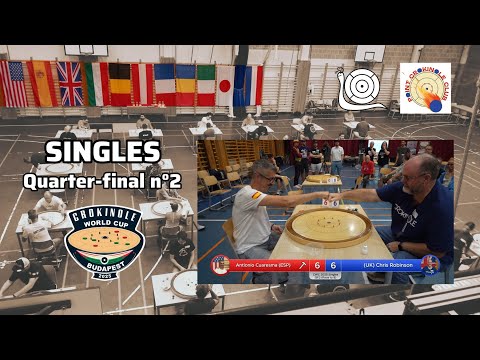 Antonio (ESP) VS Chris (UK) at Crokinole World Cup 2025 Singles - Quarter-final n°2