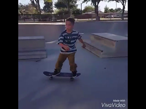 Steven Vasquez 8 Year Old Skater