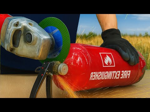 No one knows that broken fire extinguishers are a gold mine! Collect them and reuse!