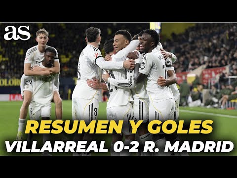 RESUMEN Y GOLES del VILLARREAL 0-2 REAL MADRID | EL REAL MADRID LÍDER DE LA CLASIFICACIÓN