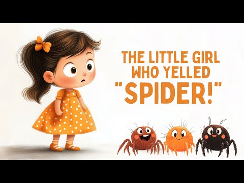 THE LITTLE GIRL WHO YELLED “SPIDER!” 🕷️ A Fun Bedtime Story for Children 📖✨