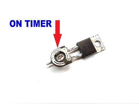 Set The ON Time Of Your Home Appliances As Your Need.Simple Timer Circuit For Electrical Appliances. Video