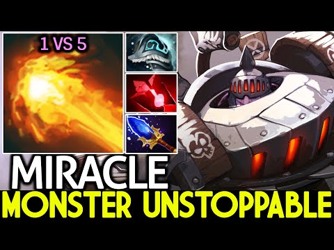 MIRACLE [Timbersaw] Monster Unstoppable Crazy Tanky Boss Dota 2