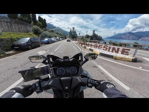 Gardasee komplette Runde HONDA FORZA 125