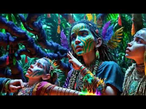 Psychedelic Trance - Ayahuasca Trip Visuals / Intense Trippy Animation ????????‍♀️ Psytrance DMT mix 2024