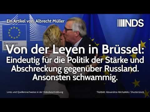 Von der Leyen in Brüssel: Eindeutig für die Politik der Stärke und Abschreckung gegenüber Russland