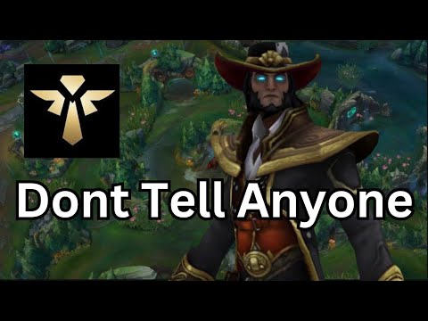 Twisted Fate Support **TOP SECRET VIDEO** LEGIT DONT TELL ANYONE ITS A SECRET MOVE