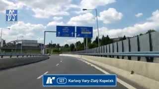 preview picture of video 'I/6 + R6: Karlovy Vary-východ - D Hranice (3.5x)'