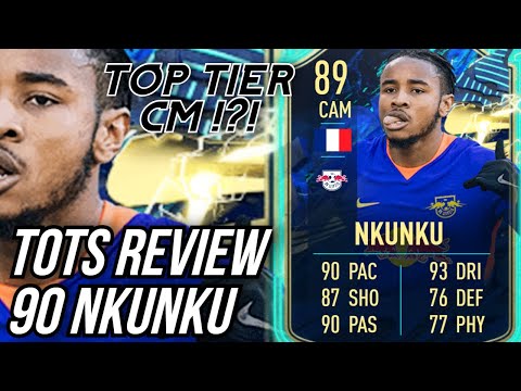 TOP TIER CM/CAM!!! TOTS NKUNKU PLAYER REVIEW | FIFA 21 PLAYER REVIEW | FIFA 21 ULTIMATE TEAM