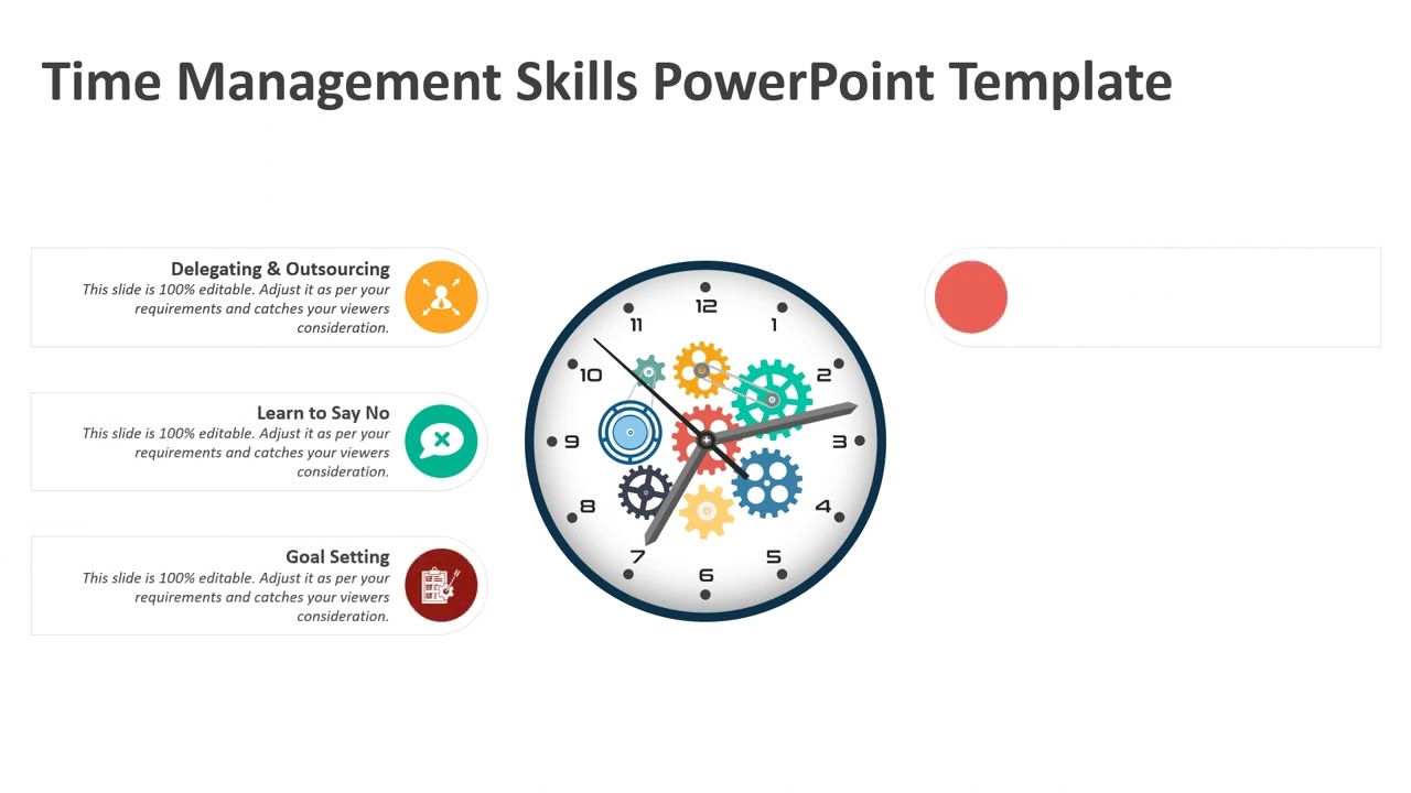 Time Management Skills PowerPoint Template | Kridha Graphics