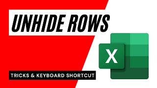 How To Unhide Rows In Excel