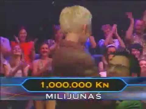 Tko želi biti milijunaš 2003. - Mira Bičanić osvaja milijun kuna