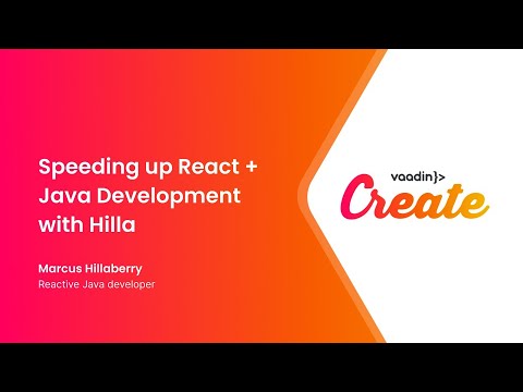 Speeding up React + Java Development with Hilla - YouTube