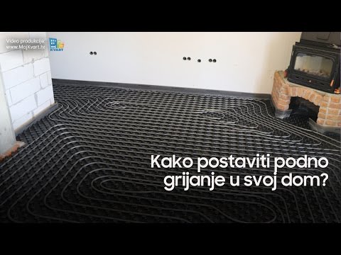 Kako postaviti podno grijanje u svoj dom?