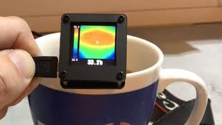 Simple AMG8833 thermal imager and how to use it
