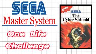 Master System One Life Challenge The Cyber Shinobi