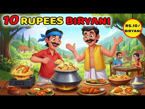 10 Rupees Biryani | English Stories |  Learn English | English Stories | Moral Stories | Comedy