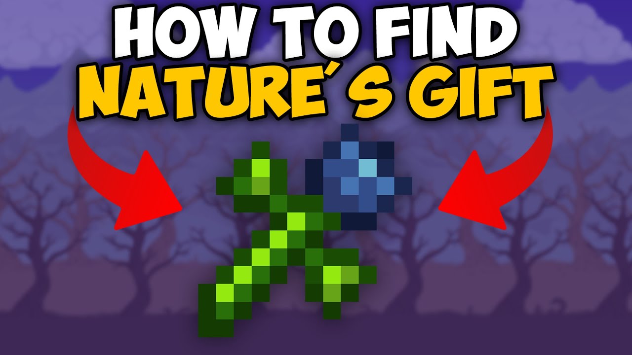 Terraria How To Get Nature's Gift | Terraria Nature's Gift seed 1.4.4.9