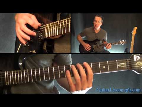 Metallica - Blackened Guitar Lesson (Chords/Riffs Part 2 - Harmony Section)