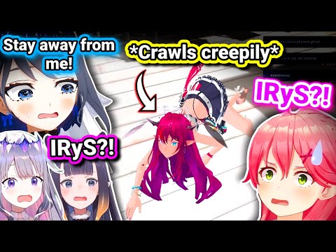 𝗜𝗥𝘆𝗦 𝗰𝗿𝗮𝘄𝗹𝗶𝗻𝗴 𝗰𝗿𝗲𝗲𝗽𝗶𝗹𝘆 𝗱𝘂𝗿𝗶𝗻𝗴 𝘁𝗵𝗲 𝗛𝗼𝗹𝗼𝗦𝘂𝗺𝗺𝗲𝗿 𝗲𝘃𝗲𝗻𝘁 𝗶𝘀 𝗛𝗜𝗟𝗔𝗥𝗜𝗢𝗨𝗦 |Hololive|