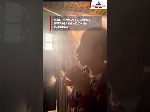 Mike Hammer visita Cacocum para supervisar entrega de ayuda humanitaria tras el huracán Melissa