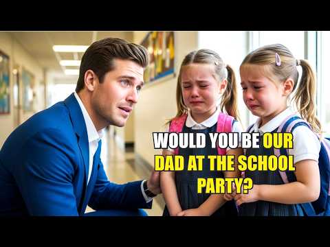 POOR TWINS ASK YOUNG BILLIONAIRE TO BE THEIR DAD AT SCHOOL, HIS ANSWER LEAVES ALL SPEECHLESS