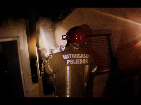 Požar elektro instalacije (7) - Vatrogasci Prijedor, 11.01.2024.