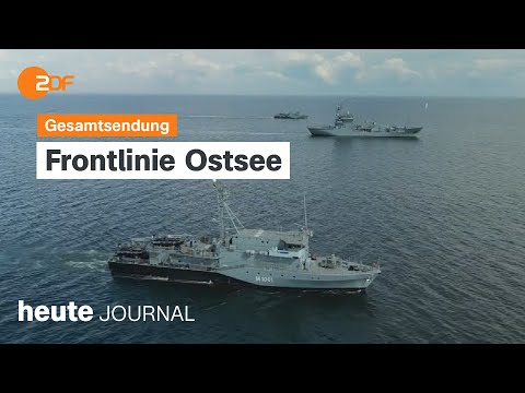 heute journal from 23.07.2025 German Navy in transition, Macron meets Merz, famine in Gaza