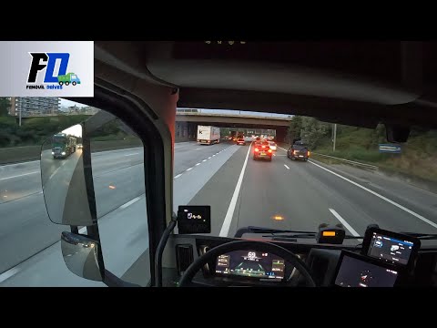 POV gopro | Volvo Truck Driving | Antwerp BE | ASMR