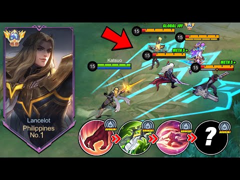WHEN GLOBAL LANCELOT ABUSE THIS NEW BRUTAL 1 HIT BUILD 2025! 💀 (DMG HACK?!) - MLBB