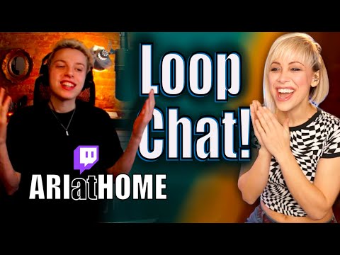 Live looping and improv, streaming on Twitch with ARIatHOME
