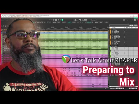 Preparing to Mix in REAPER - Part 1: Importing and Organization