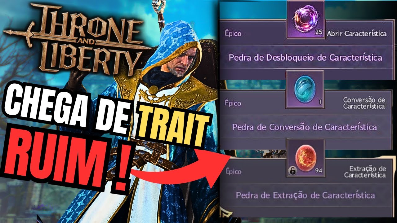 COMO MANIPULAR OS TRAITS DOS SEUS EQUIPAMENTOS NO THRONE AND LIBERTY