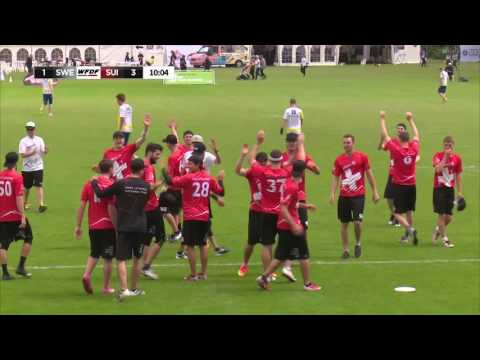 WUGC 2016 - Sweden VS Switzerland Men's Universe Point Game