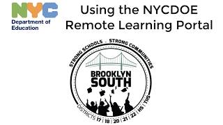 Using the NYCDOE Remote Learning Portal