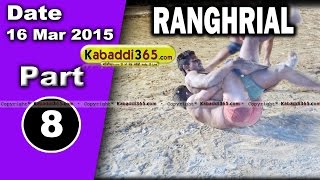 Ranghrial (Mansa) Kabaddi Tournament 16 Mar 2015  Part 1 by Kabaddi365.com