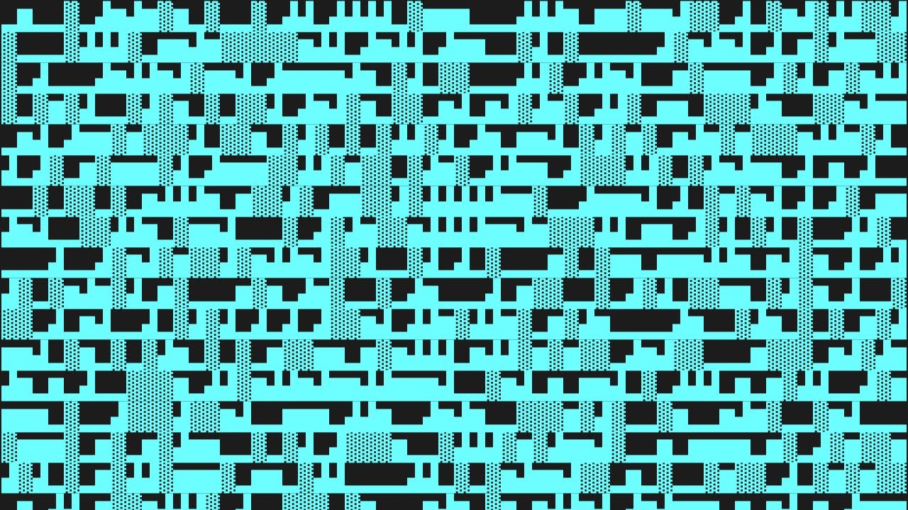 Random N Set Characters v1.1.0 (Processing, block characters)