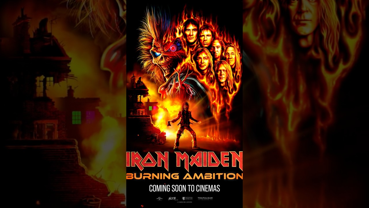 IRON MAIDEN: BURNING AMBITION! Releasing exclusively in cinemas from May 7. ironmaidenfilm.com