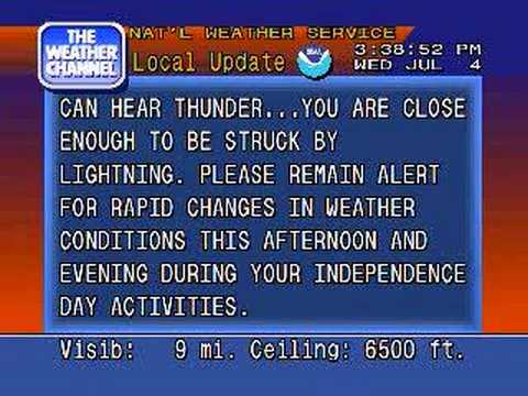 Weather STAR 4000 Emulator - July 4, 2007 - 3:37 PM