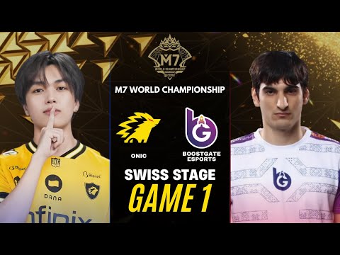 ONIC ID vs BOOSTGATE ESPORTS GAME 1 M7 SWISS STAGE DAY 1 | ONIC vs BGT