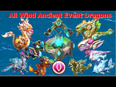 DML Discord Revealed All Wind Ancient Event Dragons-Dragon Mania legends | Wind Ancient Dragons