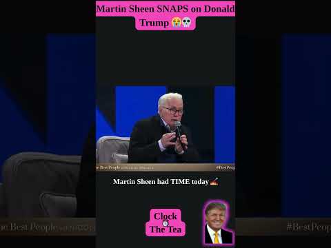 マーティン・シーンがドナルド・トランプに激怒😭💀