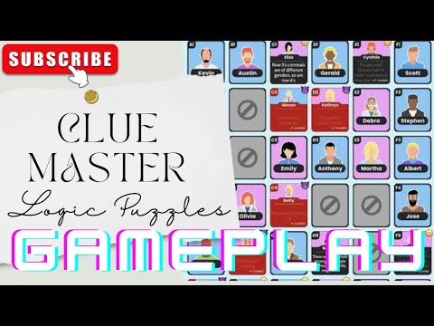Clue Master - Logic Puzzles Gameplay #clue #logicpuzzles #logic #puzzle #game #gameplay - YouTube