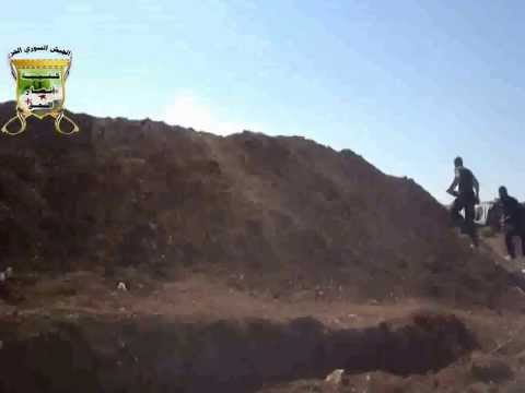 استهداف مقرات النظام بصواريخ محلية الصنع من قبل كتيبة أنصار الحق في تلبيسة في ريف حمص